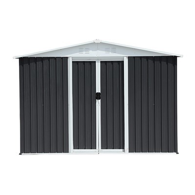 Cobertizo de metal Apex de 8x6